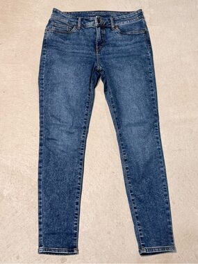 Falls Creek Women's Stone Washed Skinny Stretch Jeans Size 8 Like NEW